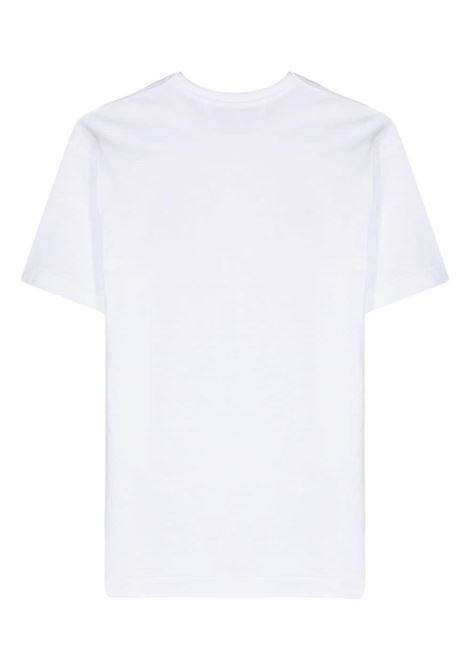 embroied logo t-shirt unisex white COMME DES GARÇONS PLAY | AX-T108-0512